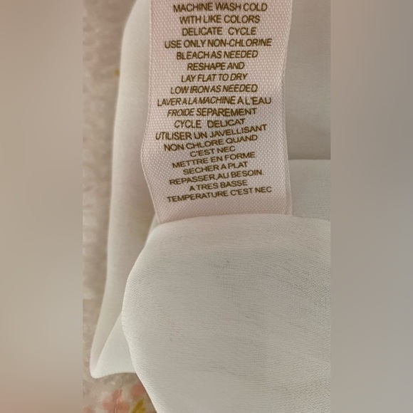 NWOT/Excellent Condition, Free People Long Sleeve Muted Paisley Mini Dress, Sz 6 - Picture 12 of 12